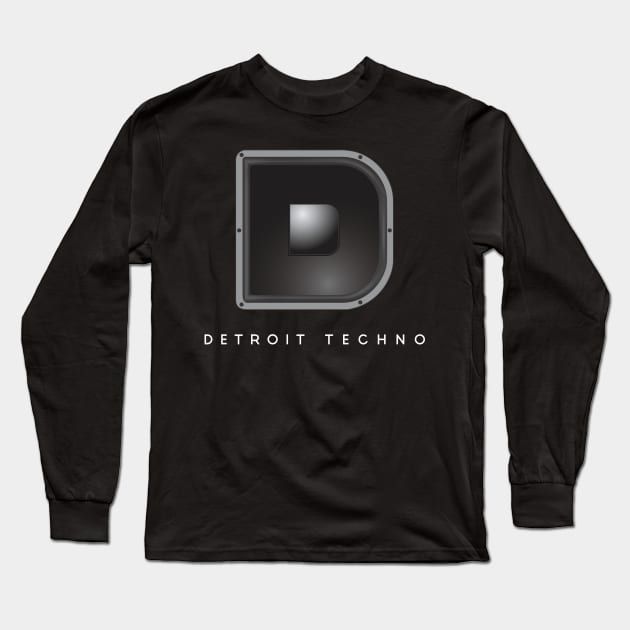 Detroit Techno Speaker Long Sleeve T-Shirt by Blasé Splee Design : Detroit